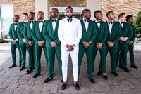 This Groom decided to represent his flag of Nigeria, for his wedding day.  Shot by Blue