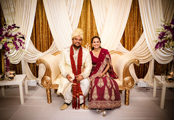 Lovely Indian wedding shot by blue Pictorial