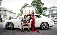 Prom Season Portraits alongside a Maserati in Brooklyn, NY by Blue Pictorial